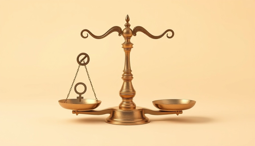 Balance scale showing gender inequality, workplace toxicity for women concept.