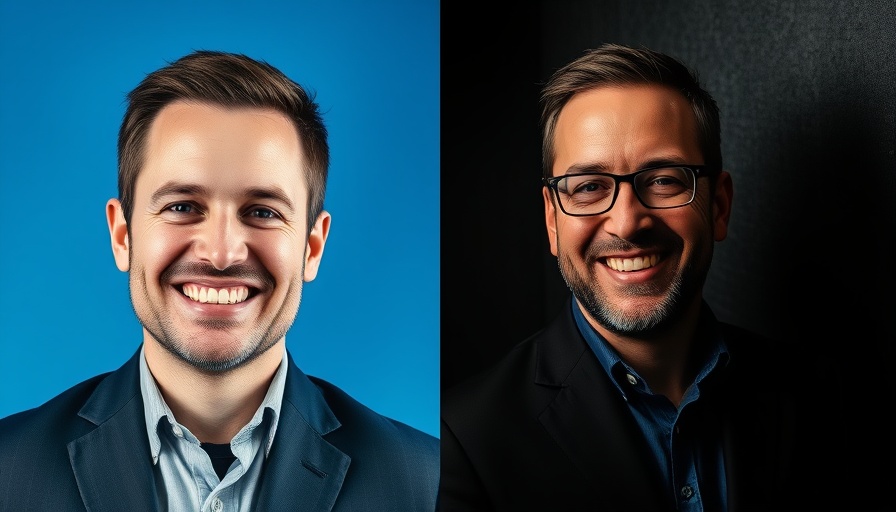 Two professionals in different settings, concept of AI Literacy in HR.