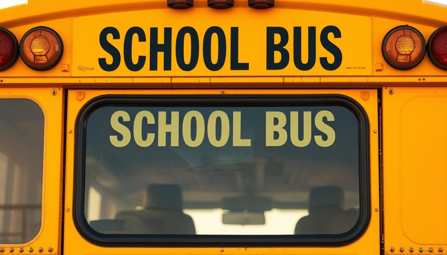 School bus emergency door symbolizing bullying prevention strategies.