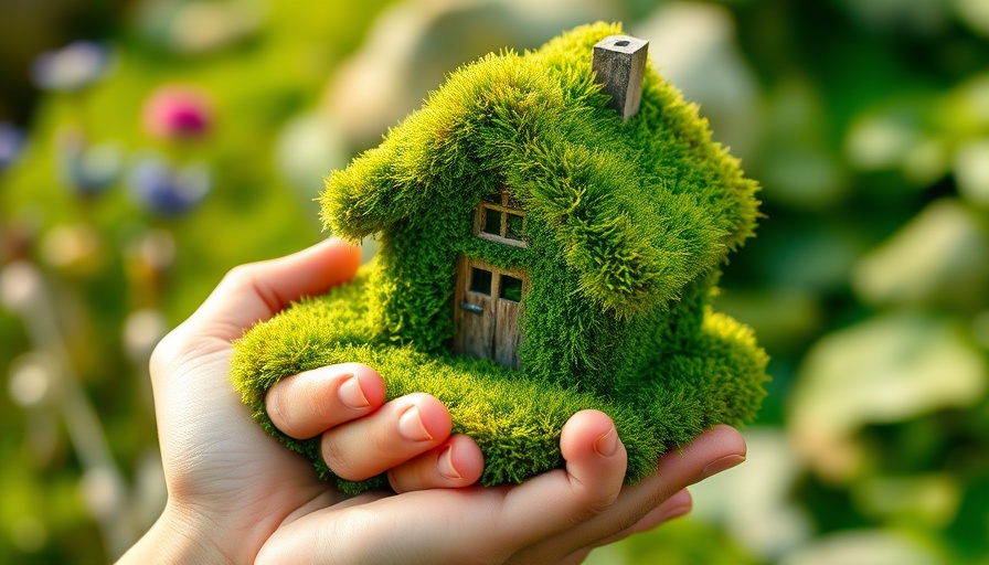 Eco-friendly moss house in hands, Mijn VerbouwPremie changes