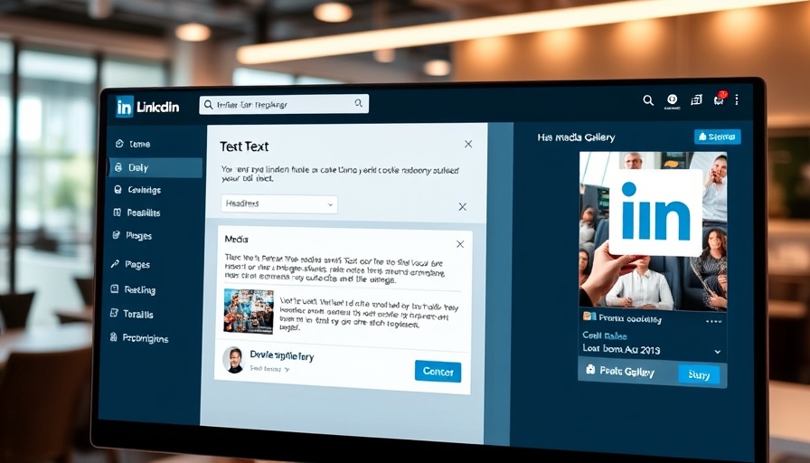 LinkedIn ad automation interface for SMBs