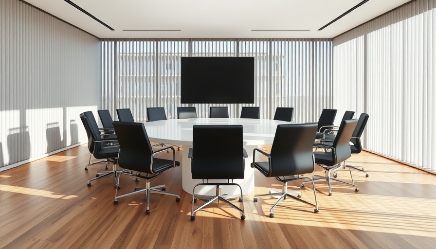 KeyPro Sustainable Furniture in a modern conference room setting