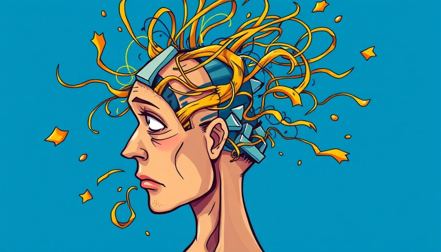 Abstract depiction of stress expressing leadership burnout prevention.