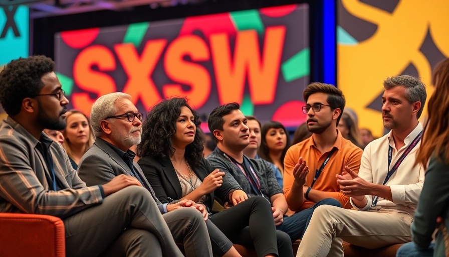 Speakers at SXSW conference discussing social media trends in 2026.
