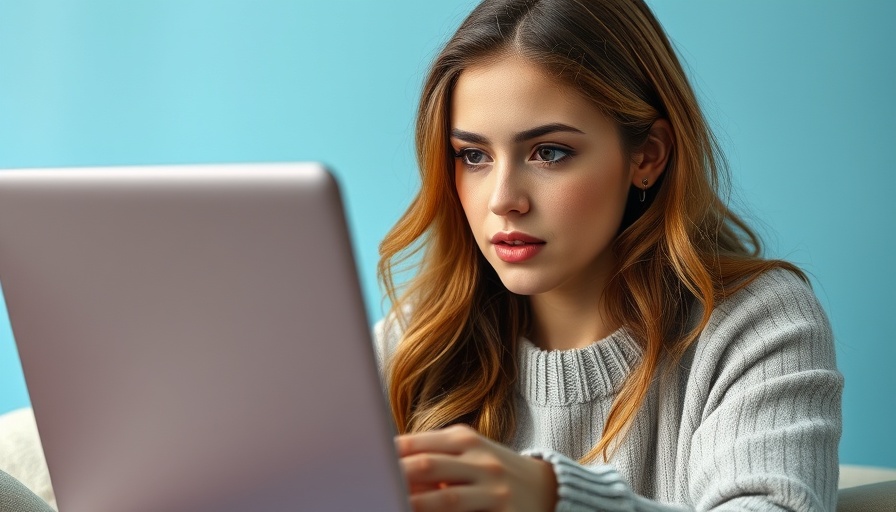 Woman exploring international online gaming options on laptop.