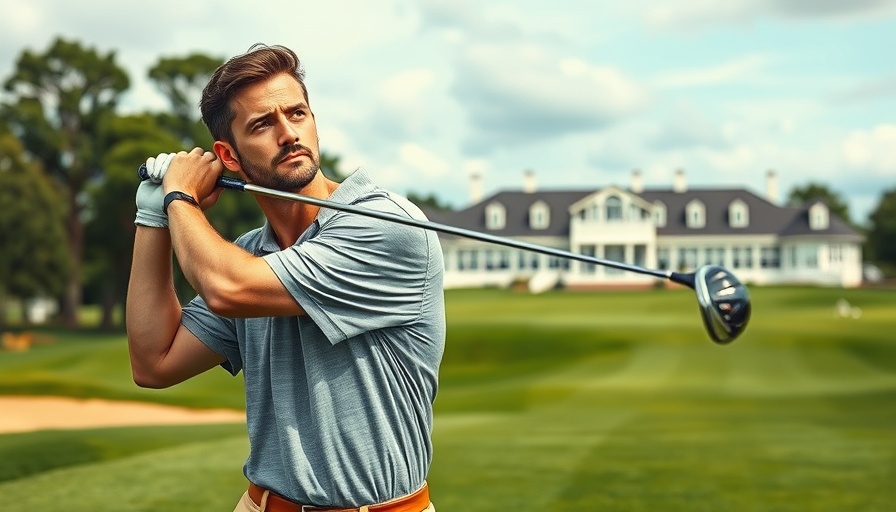 Golfer in action at Alfred Dunhill Links Championship performance.