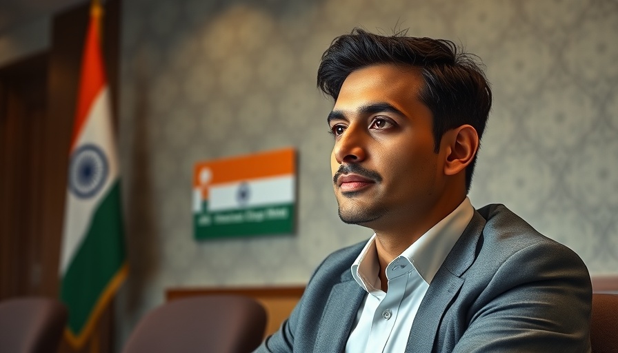 Indian official with Zoho Office Suite logo, emphasizing Use Indian Work Apps.