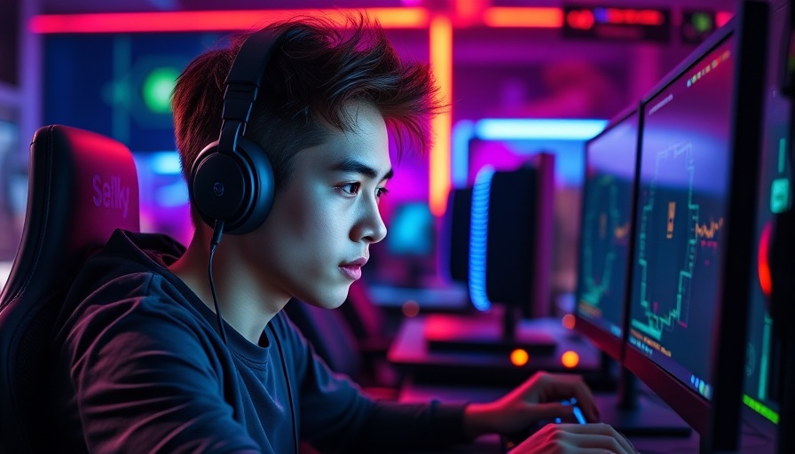Gaming addiction among Kashmiri students depicted through an engrossed gamer.
