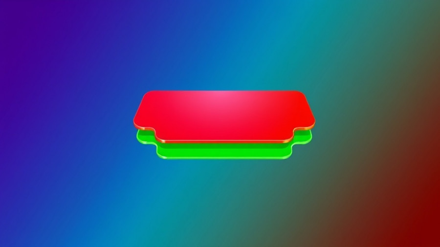 Colorful digital news icon symbolizing connectivity.