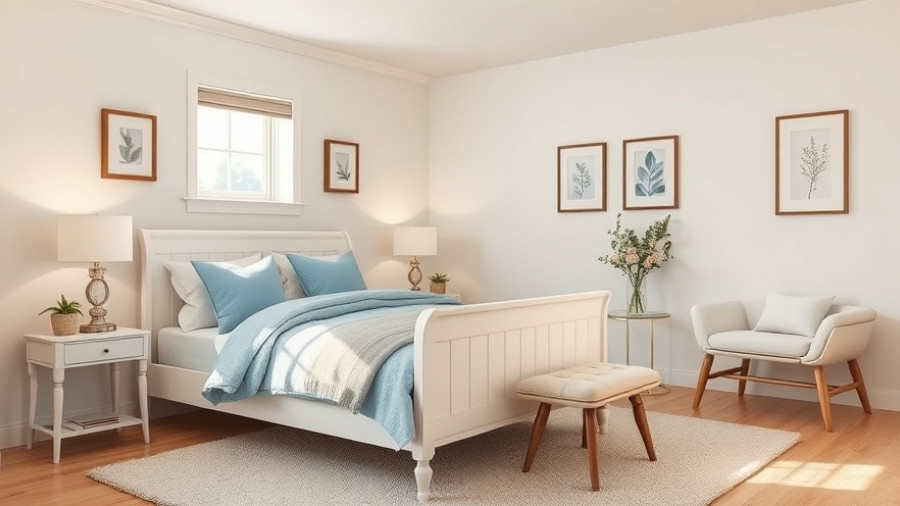 Convert any room into a guest bedroom with cozy decor and lighting.