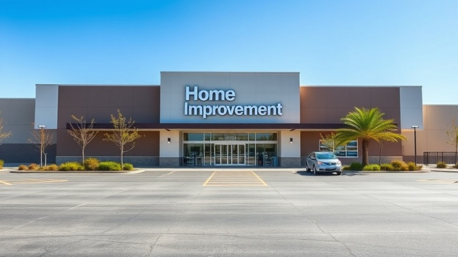AI in Home Improvement store exterior on a sunny day.