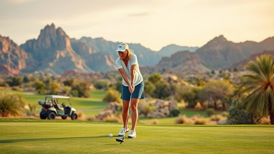 Serene golf scene in Arizona, ideal retirement spot.