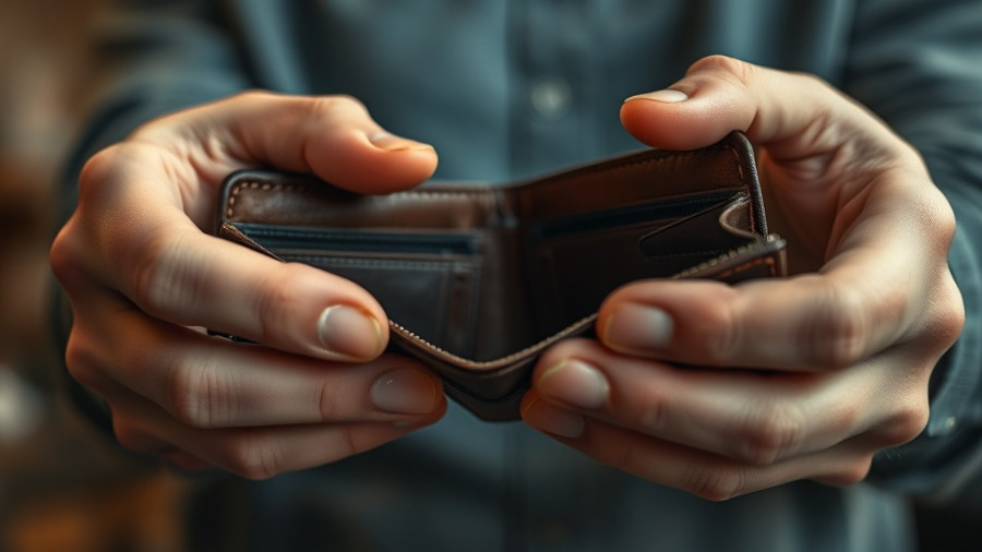 Close-up of empty wallet conveying Small Business Loans FAQ