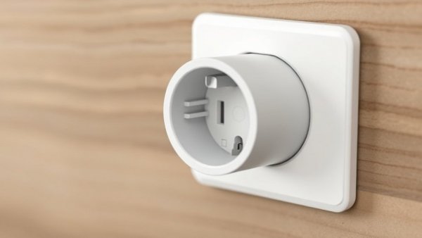 Modern Z-Wave Plus LR smart plug in white wall socket, 2025