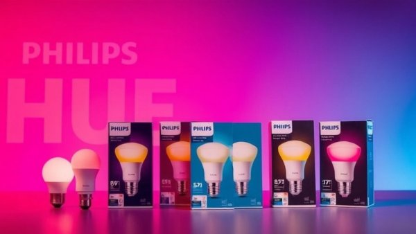 Philips Hue Smart Lights on sale, vibrant display.
