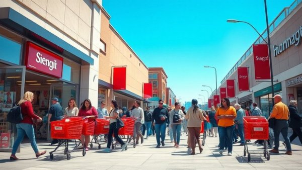 Shoppers entering Target highlighting holiday shopping extended policies.