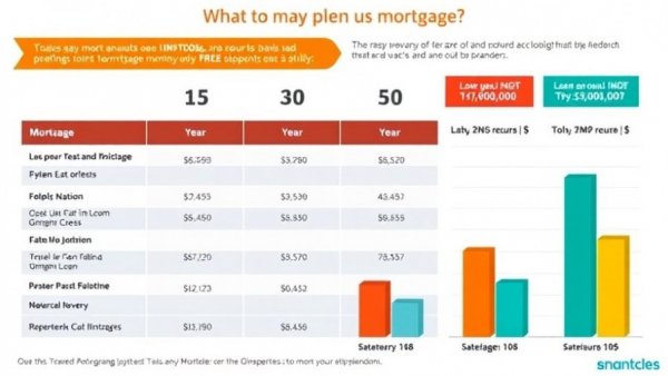 50 year mortgages comparison infographic with terms and repayment.