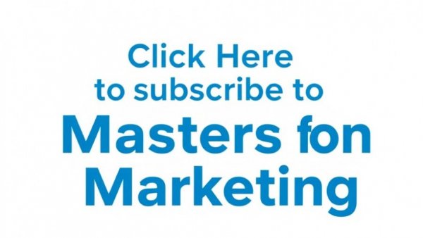 Minimalist subscription banner for marketing strategies.