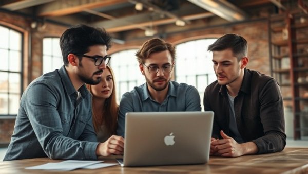 Collaborative team planning working capital financing for small businesses.