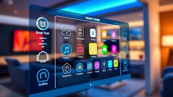 Colorful smart home interface for automation control