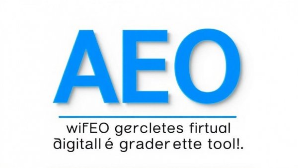 AEO Grader tool promotion banner highlighting marketing.