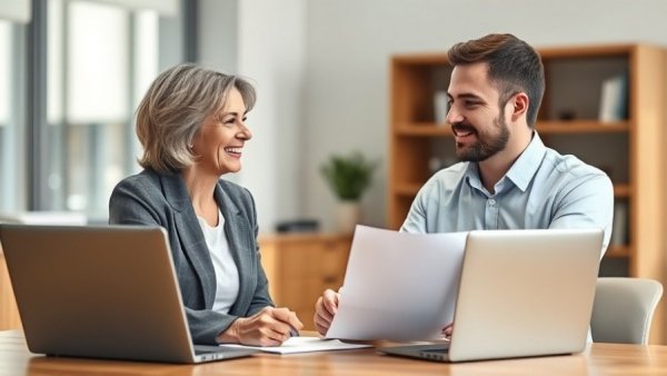 Professional discussion on buy rate markup auto loans in office setting.