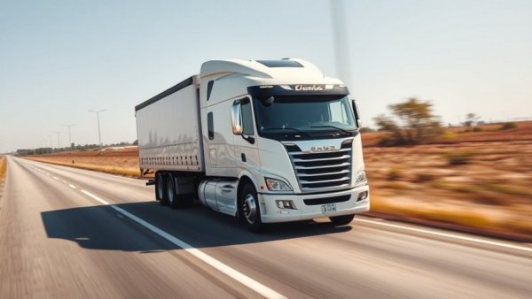 Transportation Equipment Financing: Modern semi-truck on a rural highway