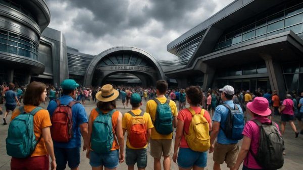 Visitors at Test Track in Epcot highlighting potential Disney World hidden expenses.