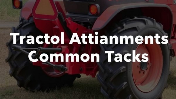 Tractor Attachments for Common Tasks