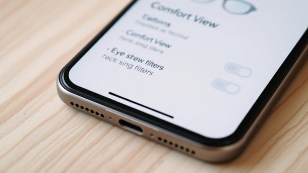 Google Pixel Comfort View scheduling feature displayed on smartphone.