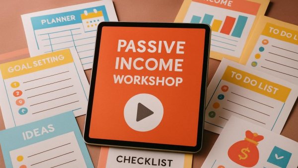 Workshop for nighttime side hustles with digital printables.