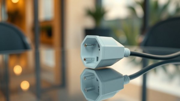 Best Outdoor Smart Plugs 2026: modern plug on reflective surface.