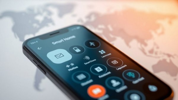 Smartphone with smart home app for best smart home platforms.