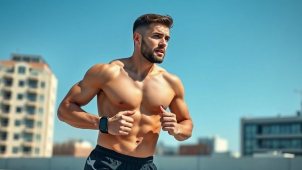 Screenless fitness tracker comparison with runner outdoors.