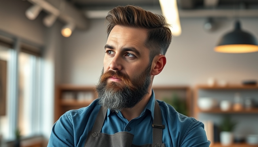 Confident businessman in an office, related to business line of credit rates.