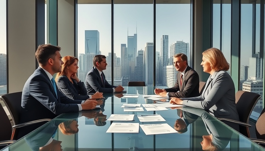Texas Business Funding Law meeting in a modern conference room.