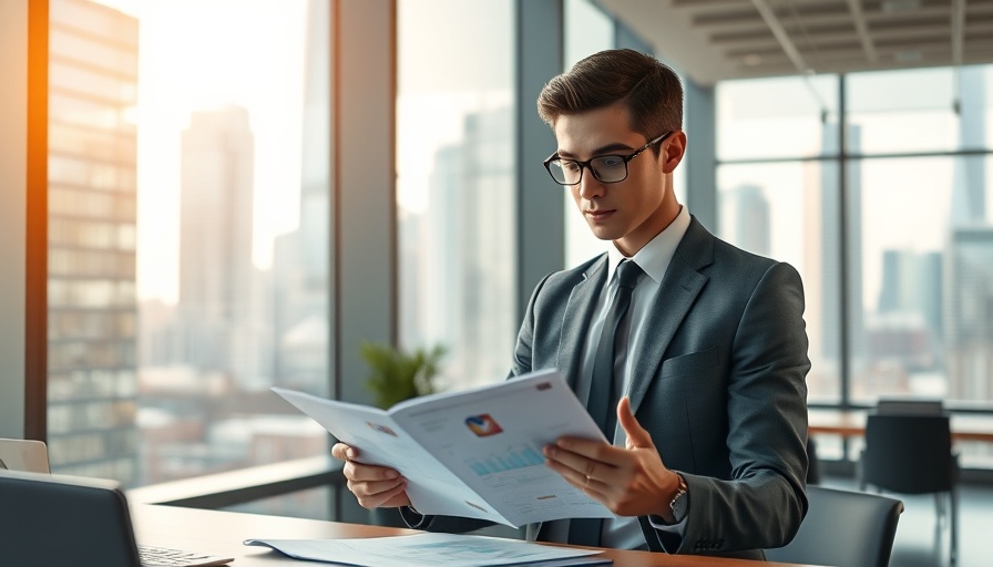 Professional analyzing financials in an office, Business Line of Credit in 48 Hours