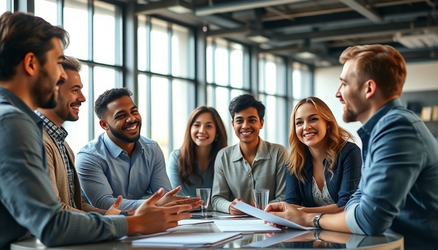 Diverse team brainstorming creatively, boosting team morale.