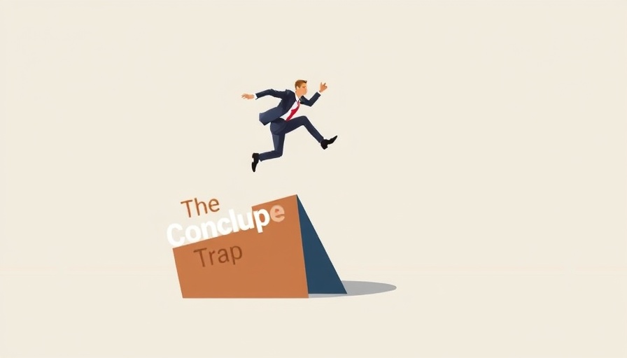 The Conclusion Trap Workbook covers with illustrated figure jumping over a trap