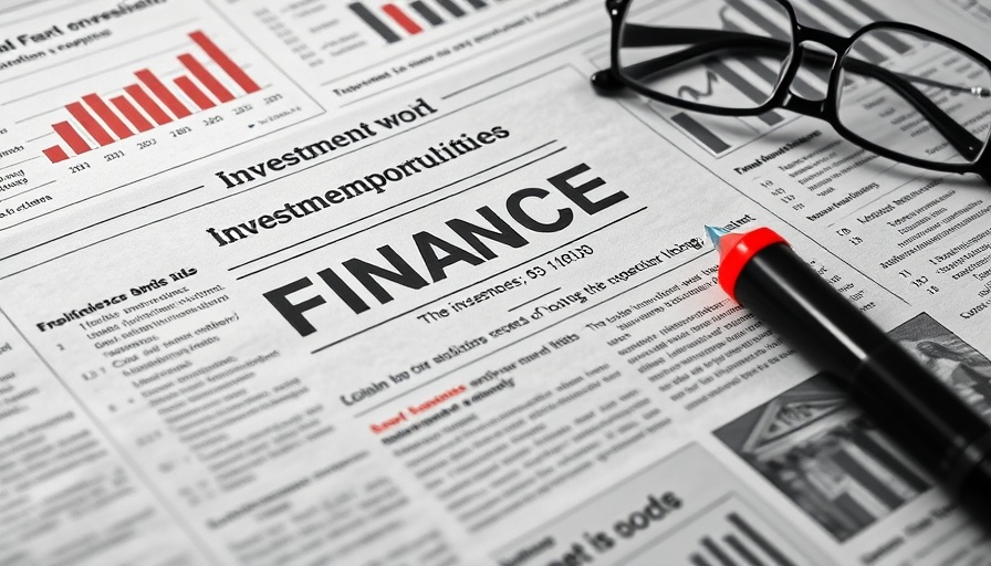 Finance newspaper highlighting real estate section with red pen, Real Estate Investing and Personal Financial Planning focus.