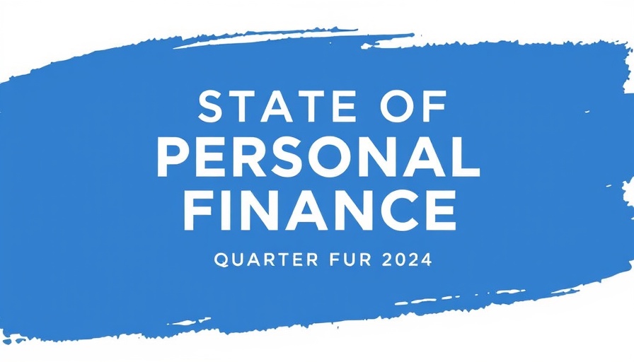 State of Personal Finance in America Q2 2025 graphic in blue and white.