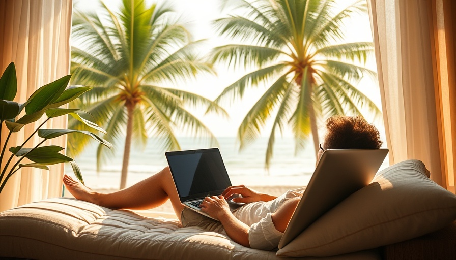 Relaxed person with laptop exploring types of printables to sell on Etsy.
