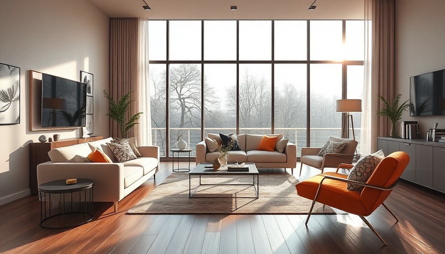 Contemporary living room for home improvement news