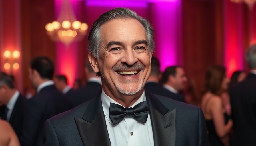 Smiling man in a tuxedo at an event for Home Improvement Articles