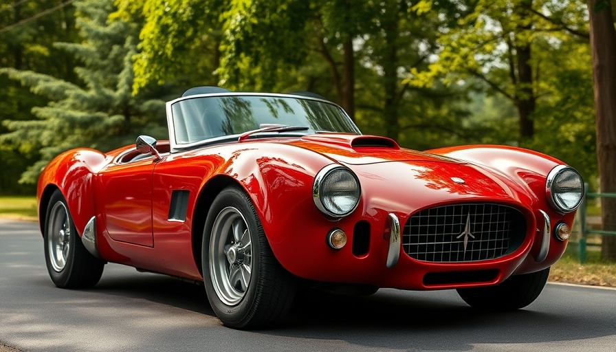 Vibrant sports car parked on scenic road, best cars 2024.