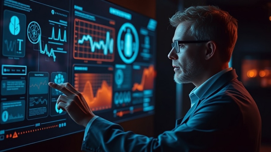 Professional analyzing digital healthcare data for marketplace partnerships.