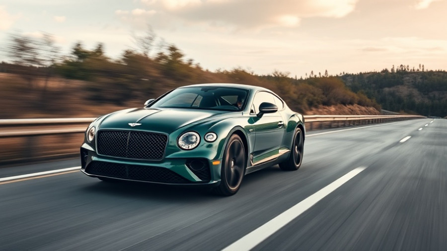2025 Bentley Continental GT Speed cruising on highway
