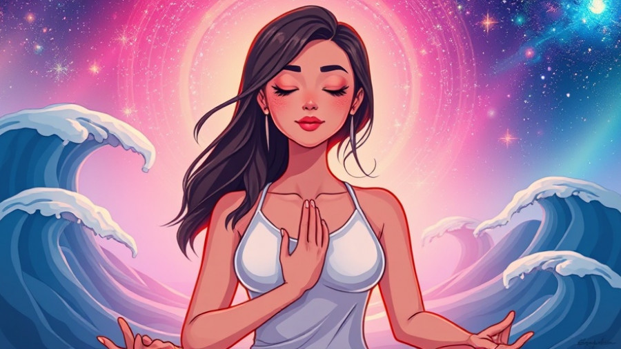 Serene meditation promoting self-care for chronic illness.