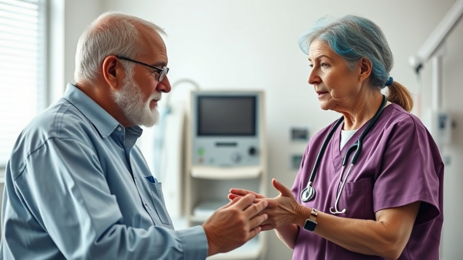 Healthcare services during government shutdown; elderly patient and nurse interaction.