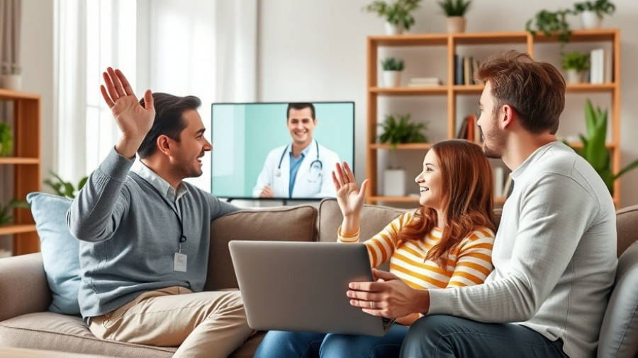 Urgent virtual health service for kids, mother and child with doctor online.